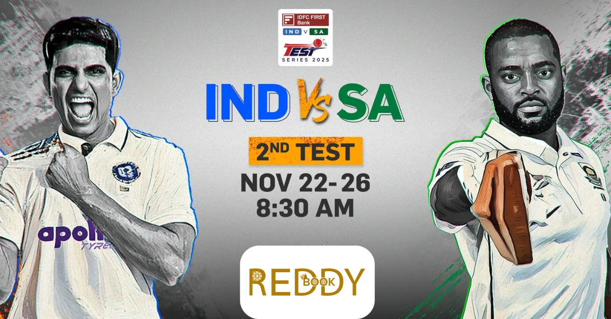 Read more about the article Ready to Bet on IND vs SA 2nd Test? ReddyBook Match Prediction & Betting Tips